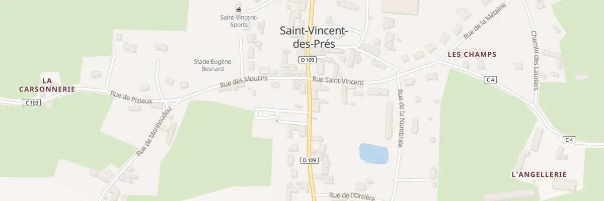 Plan du 1 Rue des Moulins à Saint-Vincent-des-Prés