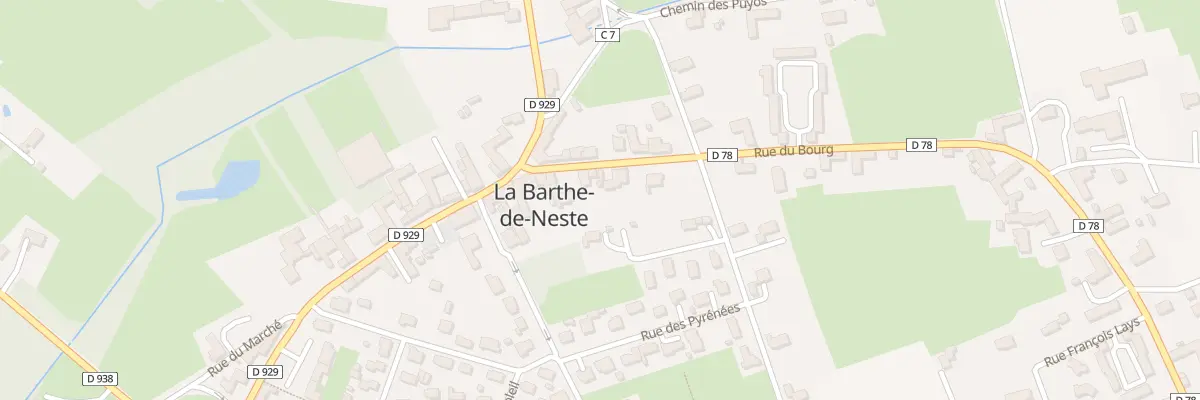 Plan du 8 Rue du Bourg à La Barthe-de-Neste