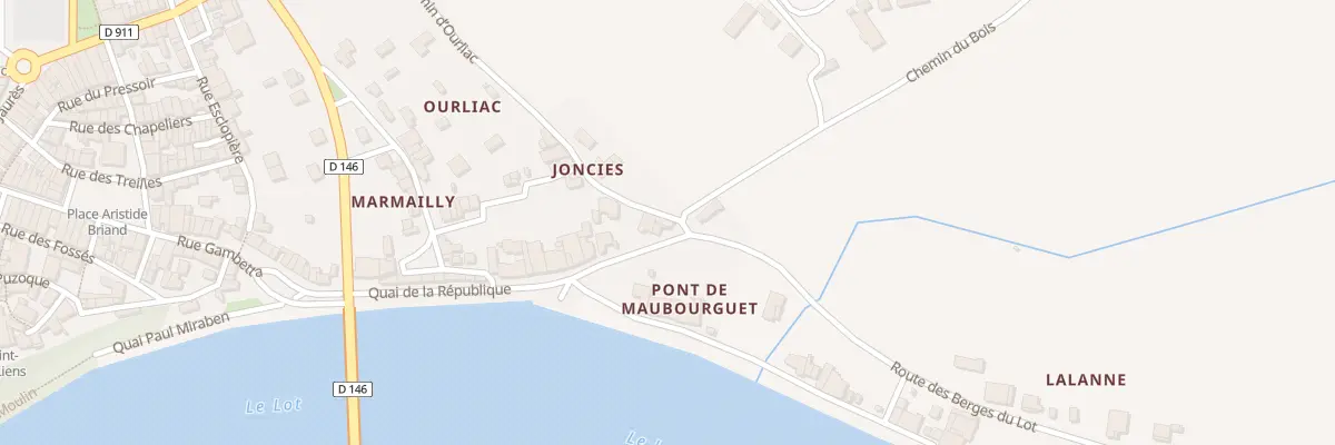 Plan du 21 Quai de la République à Clairac