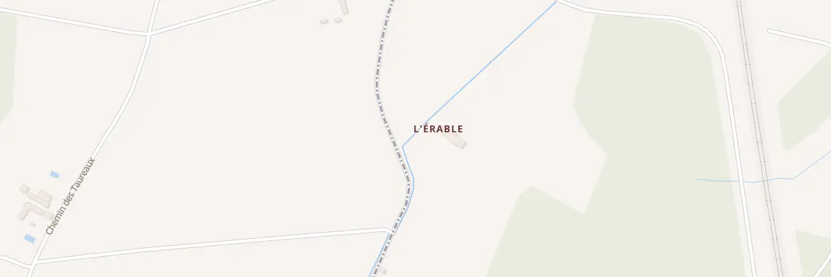 Plan du 1 L’Érable à Jaunay-Marigny