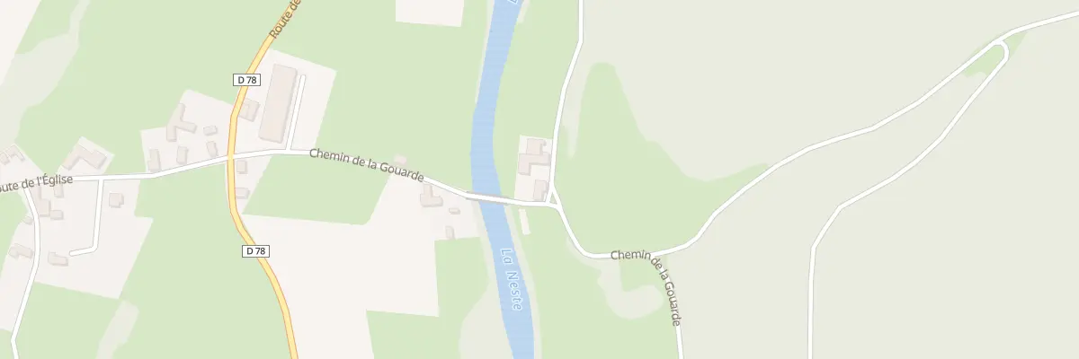 Plan du 5 Rte de la Gouarde à Izaux