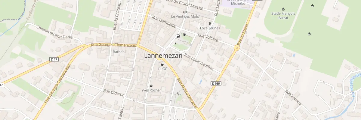Plan du 41 Rue Alsace-Lorraine à Lannemezan