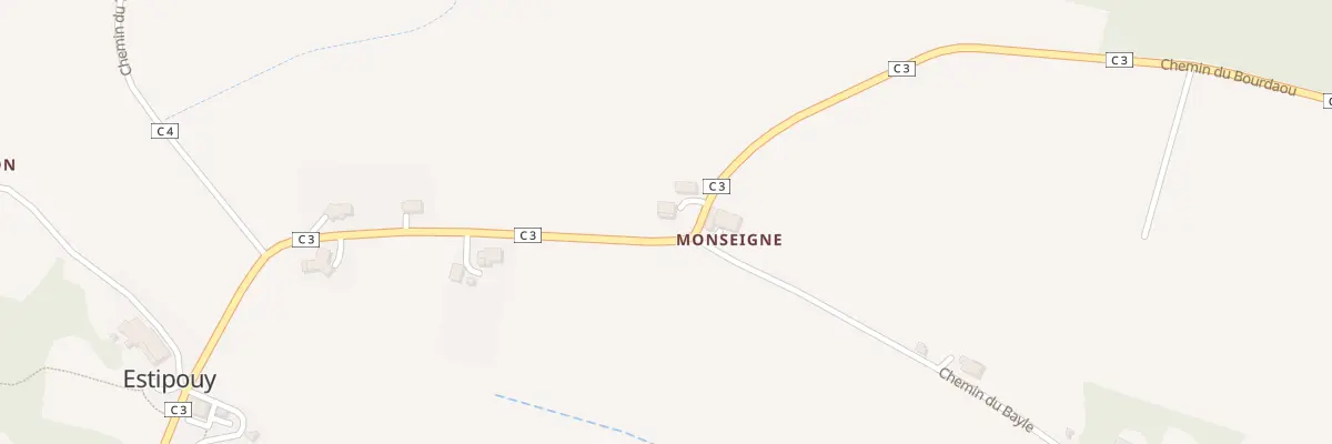 Plan du 5039 A Monseigne à Estipouy