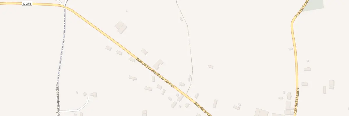 Plan du 364 Rue de Bonneville la Louvet au Bois-Hellain