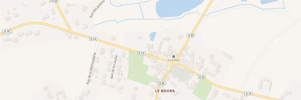 Plan du 5025 Le Bourg à Sossais