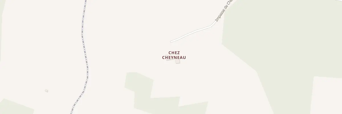Plan du 161 Chez Cheyneau à Celles
