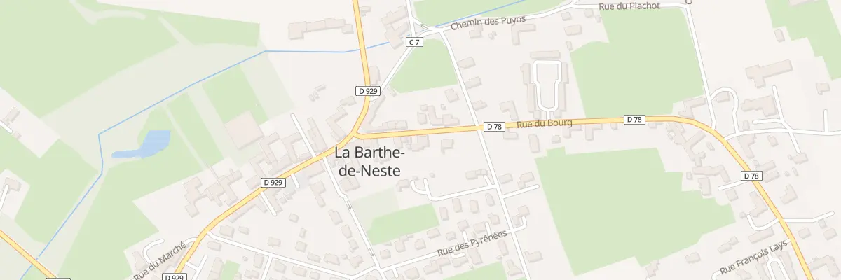 Plan du 10 Rue du Bourg à La Barthe-de-Neste