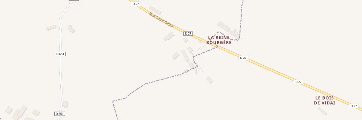 Plan du 34 La Reine Bourgere à Vidai
