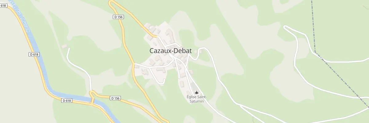 Plan du 1 Ptr de la Placette à Cazaux-Debat