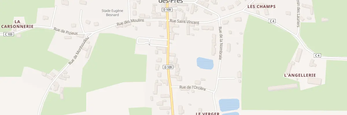 Plan du 9 Rue Viventien à Saint-Vincent-des-Prés