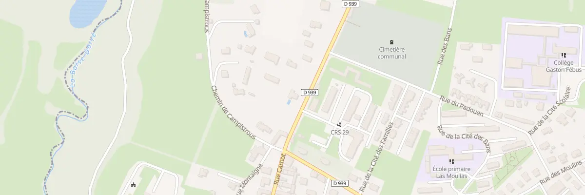 Plan du 553 Rue Carnot à Lannemezan
