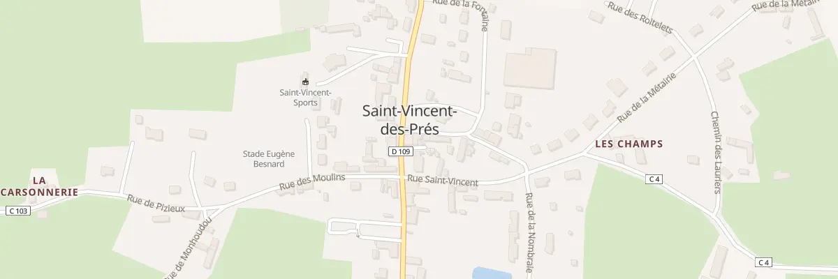 Plan du 2 Imp de la Forge à Saint-Vincent-des-Prés