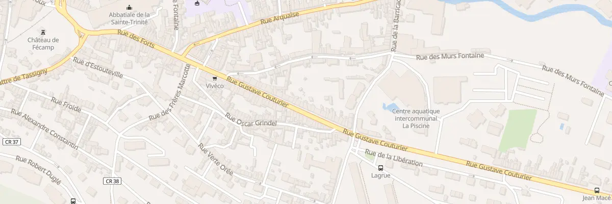 Plan du 39 Rue Gustave Couturier à Fécamp