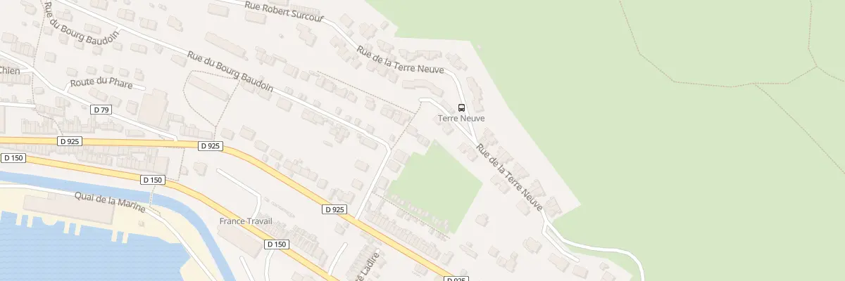 Plan du 90B Rue du Bourg Baudoin à Fécamp