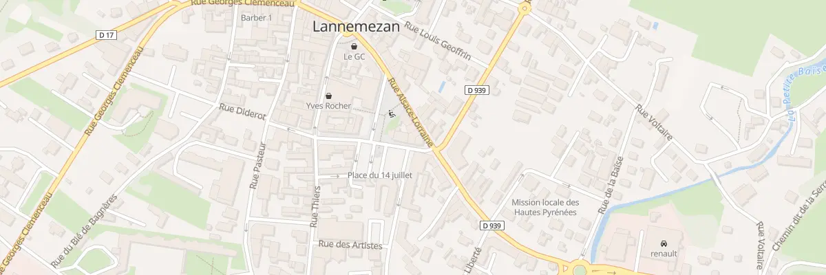 Plan du 144 Rue Alsace-Lorraine à Lannemezan