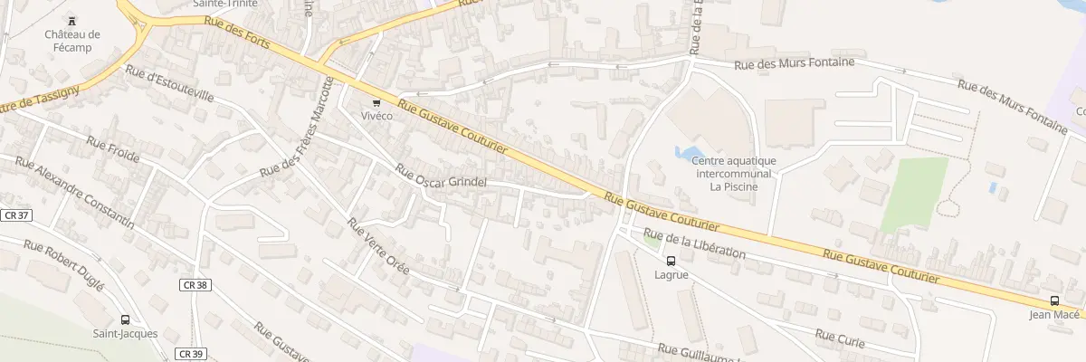 Plan du 60 Rue Gustave Couturier à Fécamp