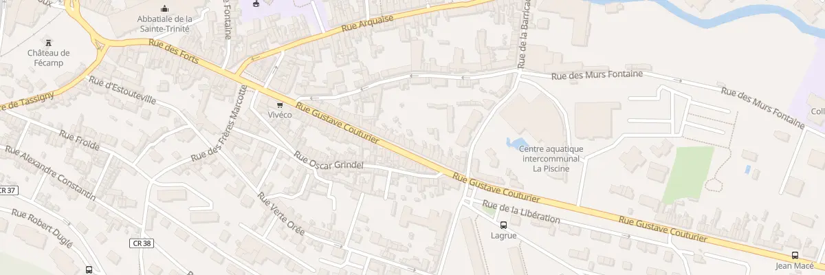 Plan du 43 Rue Gustave Couturier à Fécamp