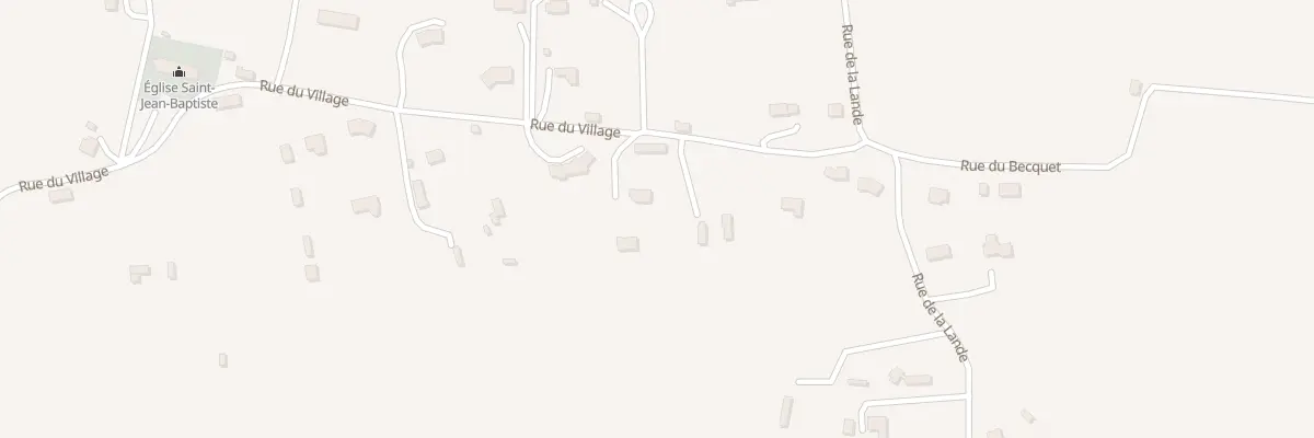 Plan du 163 Rue du Village à Boulleville