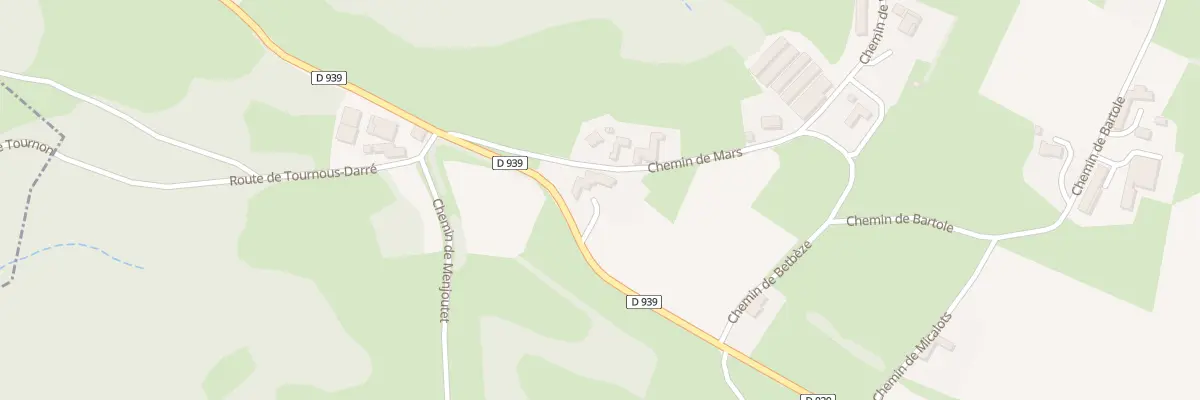 Plan du 6 Che de Mars à Puydarrieux