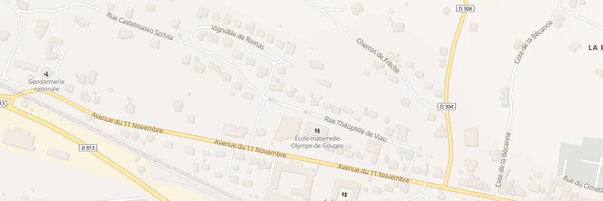Plan du 17 Rue Theophile de Viau à Port-Sainte-Marie