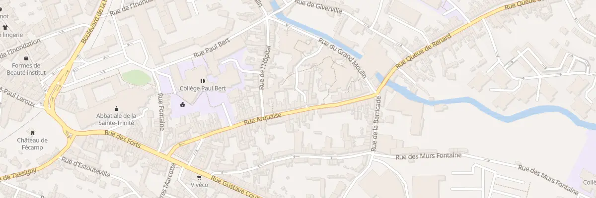 Plan du 71B Rue Arquaise à Fécamp