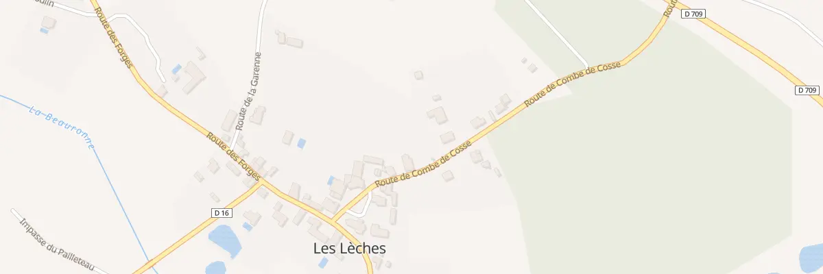 Plan du 29A Le Bourg-Nord aux Lèches