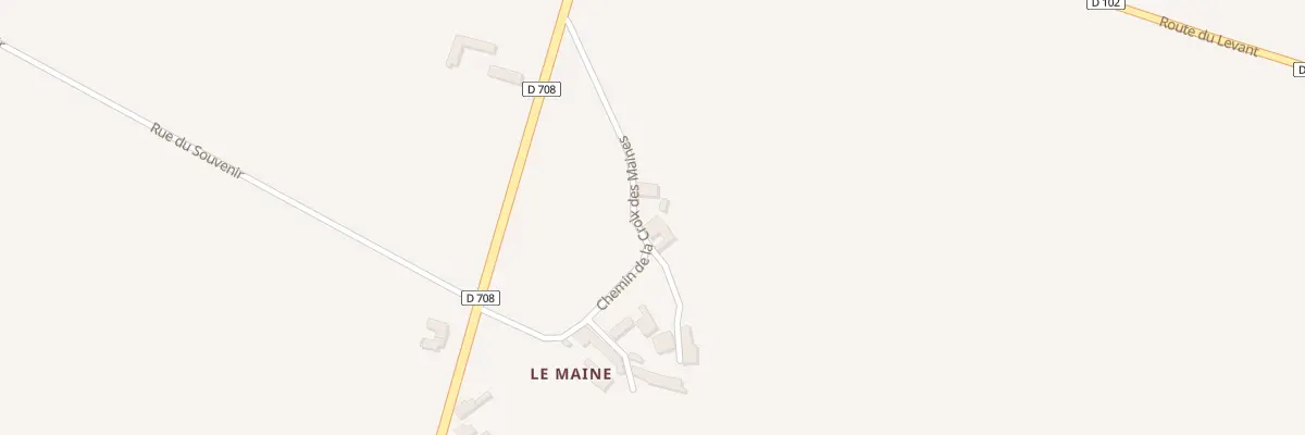 Plan du 178 Le Maine à Comberanche-et-Épeluche
