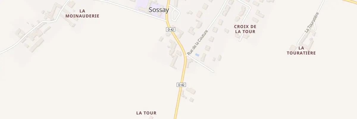 Plan du 34 Rte de Lencloitre à Sossais