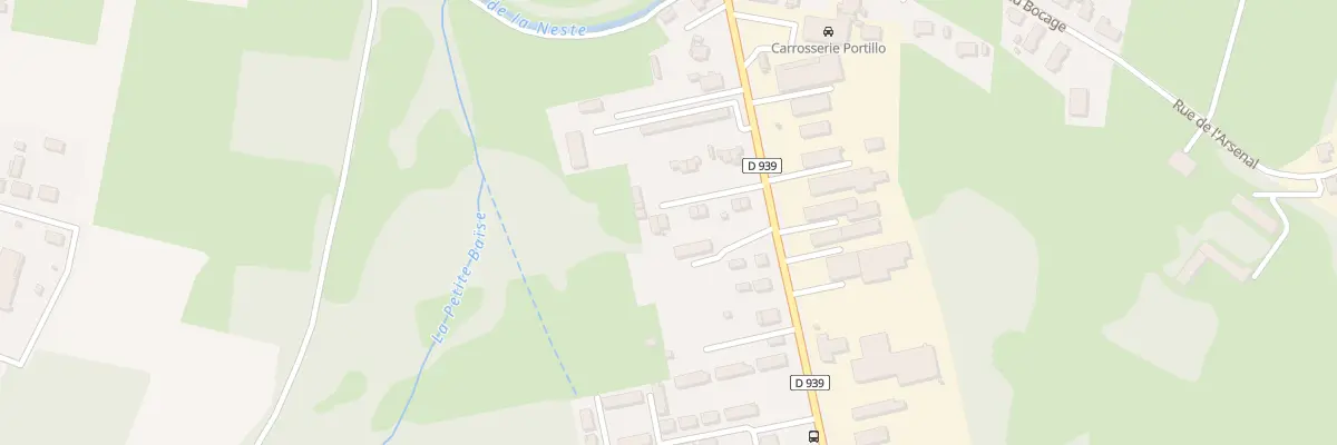 Plan du 77 Imp des Vallées à Lannemezan