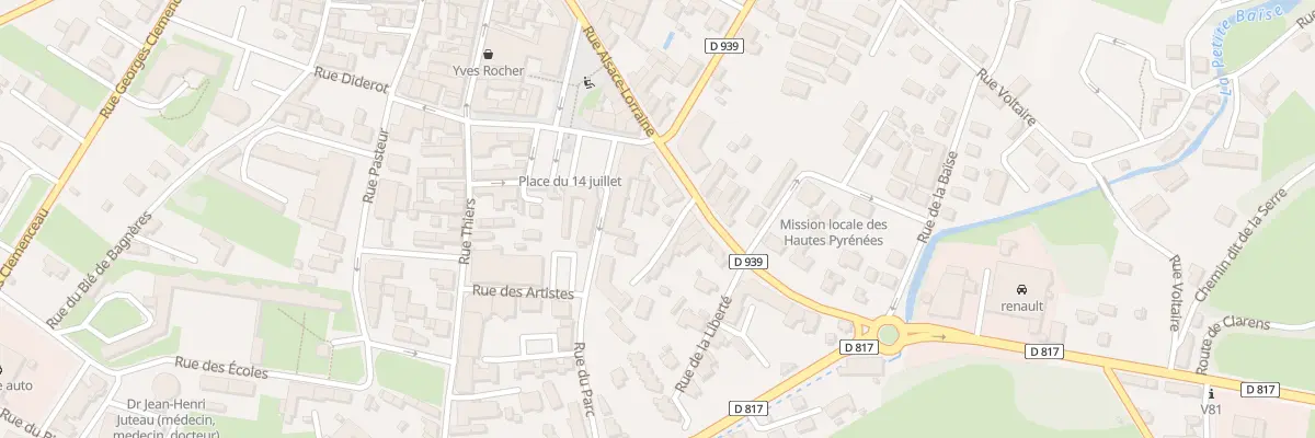 Plan du 218 Rue Alsace-Lorraine à Lannemezan