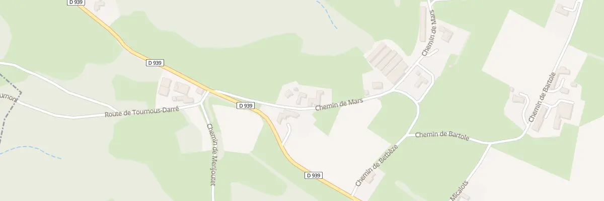 Plan du 3 Che de Mars à Puydarrieux