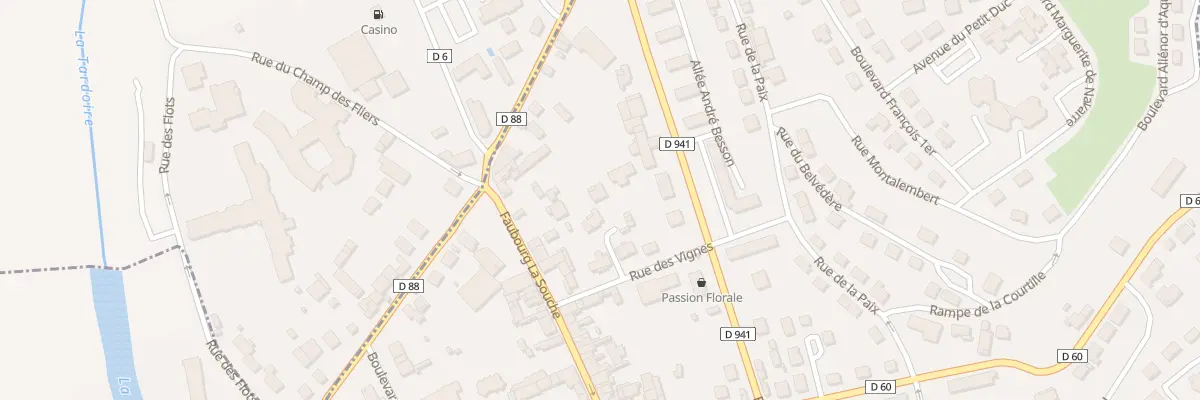 Plan du 8A Rue des Vignes à La Rochefoucauld-en-Angoumois
