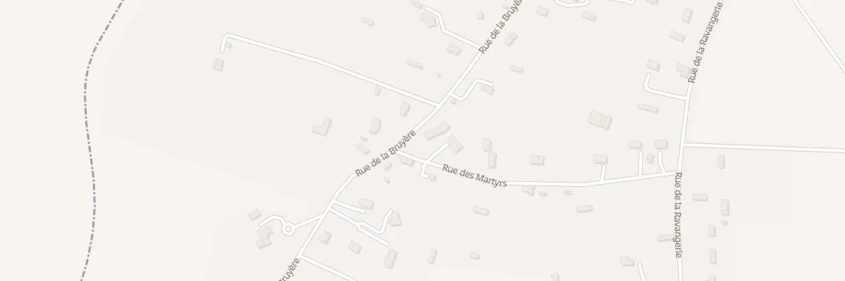 Plan du 668 Rue de la Bruyère à Boulleville
