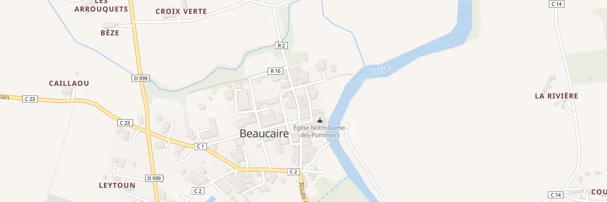 Plan du 36 Rue des Arcades à Beaucaire