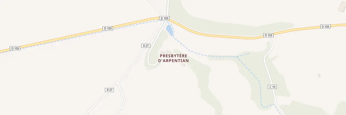 Plan du 6225 Rte de Vic-Fezensac à Jegun