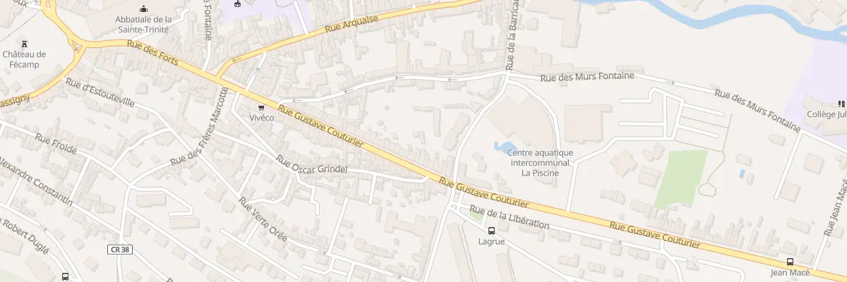 Plan du 53 Rue Gustave Couturier à Fécamp