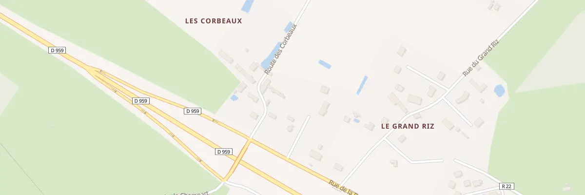 Plan du 58 Rte des Corbeaux à Souvigné