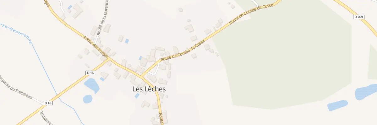 Plan du 20A Le Bourg-Nord aux Lèches