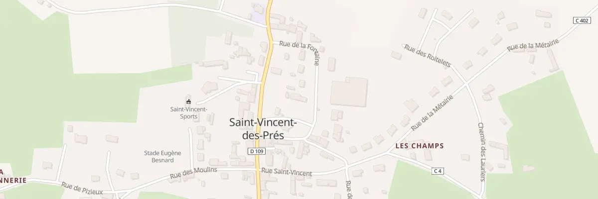 Plan du 12 Pl Emile Renault à Saint-Vincent-des-Prés
