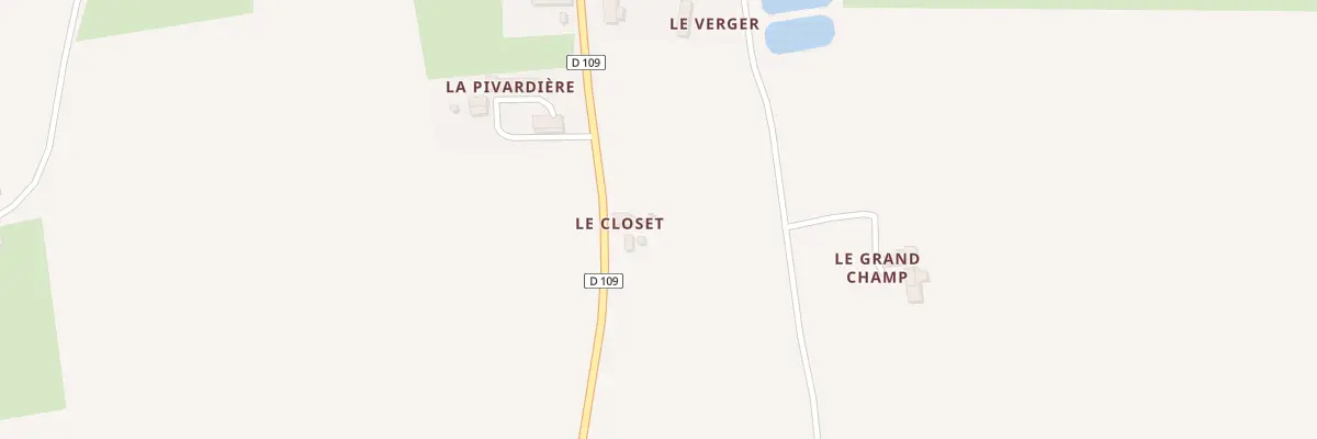 Plan du 5118 Le Closet à Saint-Vincent-des-Prés