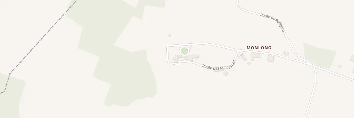 Plan du 196 Monlong-Ouest à Pomport