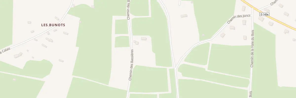 Plan du 362 Che des Bassières à Marolles