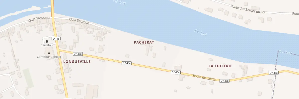 Plan du 245 Pacherat à Clairac