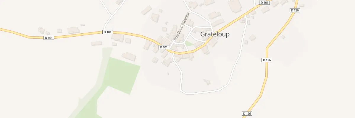 Plan du 66 Grateloup Sud à Grateloup-Saint-Gayrand