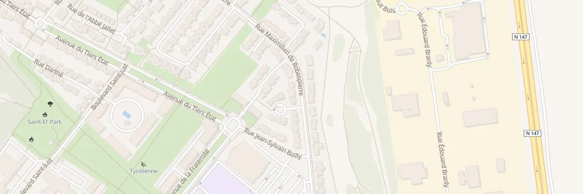 Plan du 29 Rue Robespierre à Poitiers