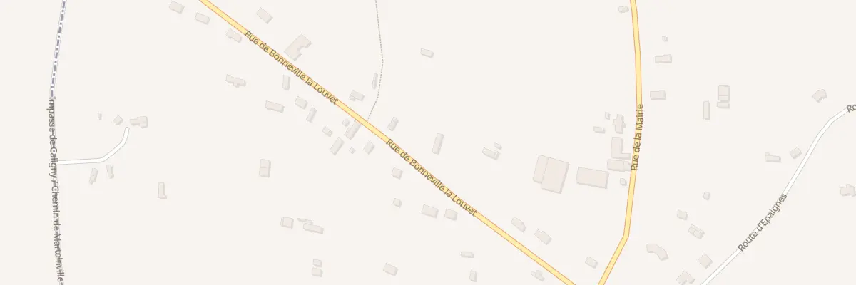 Plan du 230 Rue de Bonneville la Louvet au Bois-Hellain