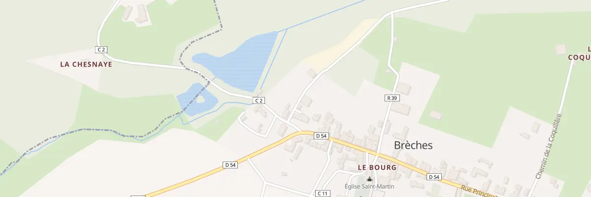 Plan du 32 Le Bourg à Brèches