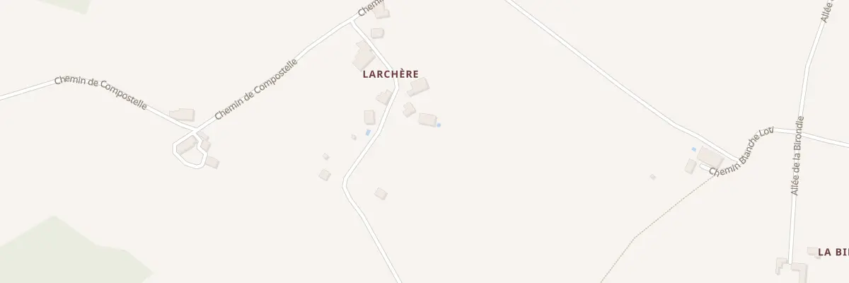 Plan du 230B Larchere à Pomport