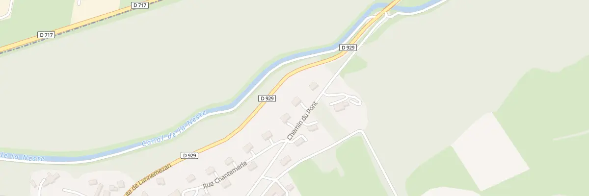 Plan du 39 Che du Pont à La Barthe-de-Neste