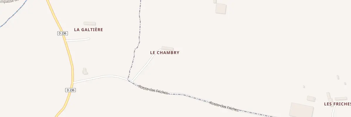 Plan du 26 Chambry au Plantis